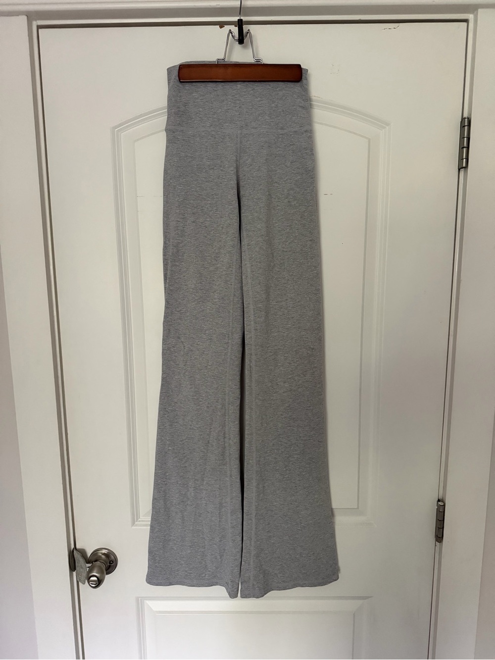 Garage Gray High-Waist Flare Leggings